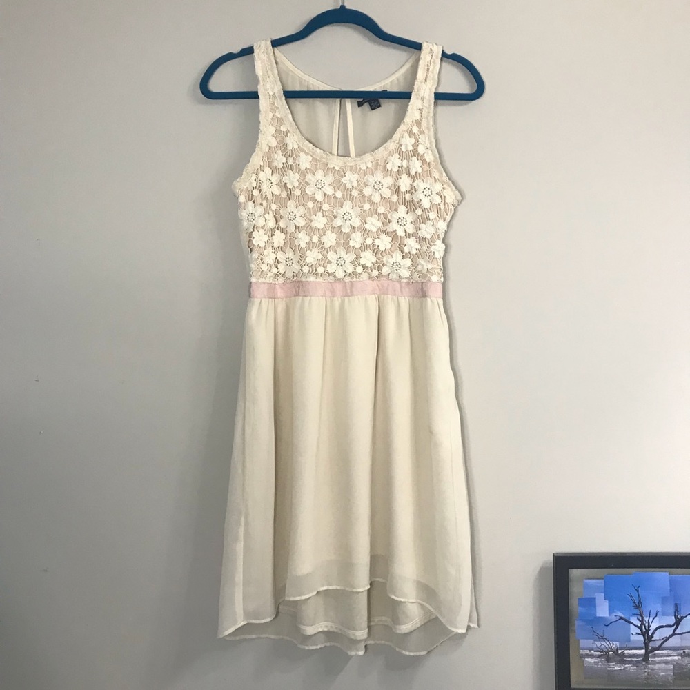 American Eagle dress cream size s/p